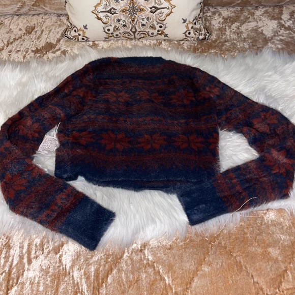 Cropped Free People Aztec sweater - Picture 2 of 4